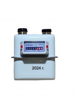 Счетчик газа СГД-G4ТК с термокорректором (вход газа левый, 110мм, резьба 1 1/4") г. Орёл 2024 год выпуска Заречный